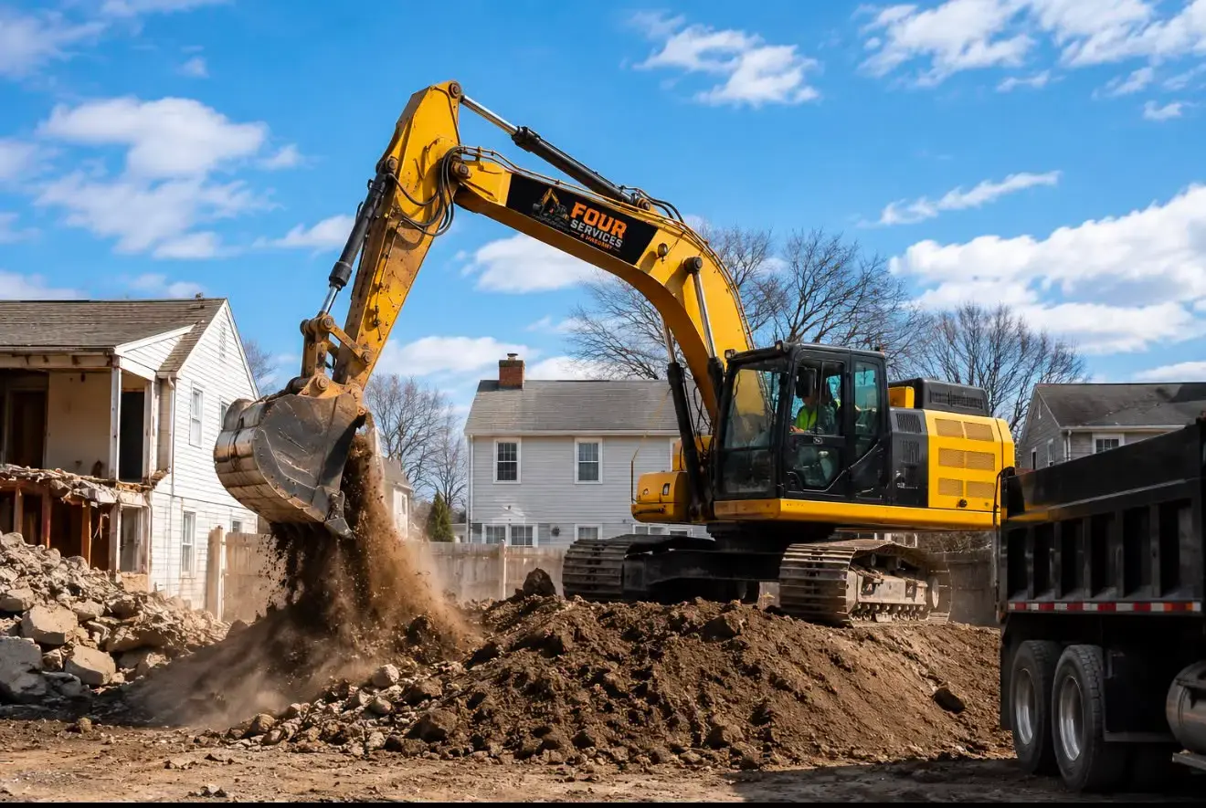 Excavation and site preparation in Connecticut