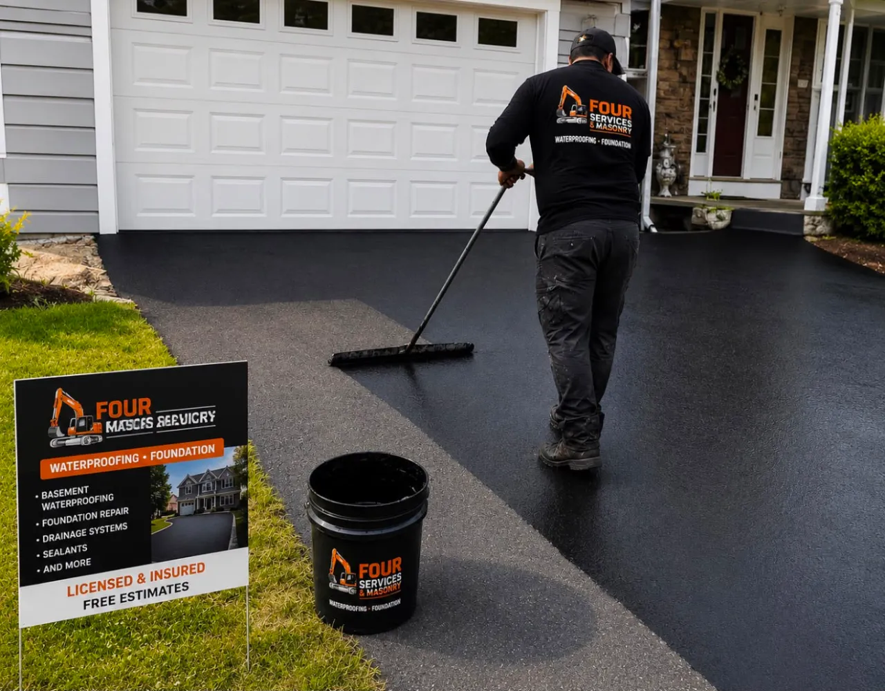 Asphalt driveway paving in Connecticut