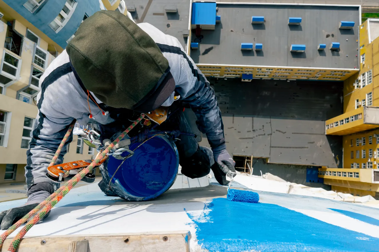 Waterproofing on roof