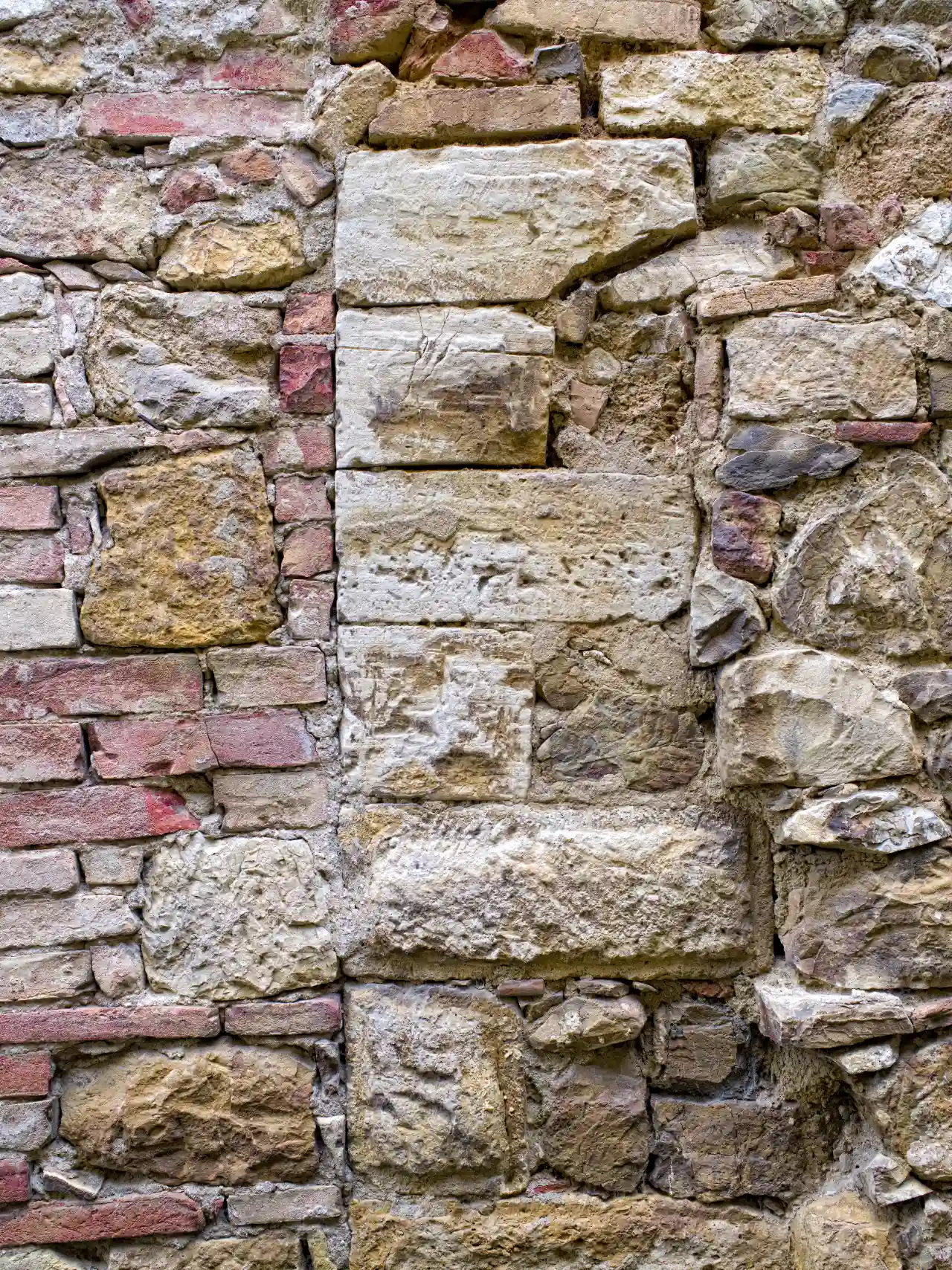 Stone and brick wall